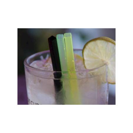 Transparent polypropylene square straws cm 13x0.6