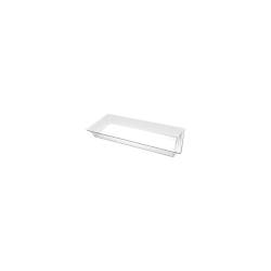 Piattini Karo monouso in plastica trasparente cm 13x5