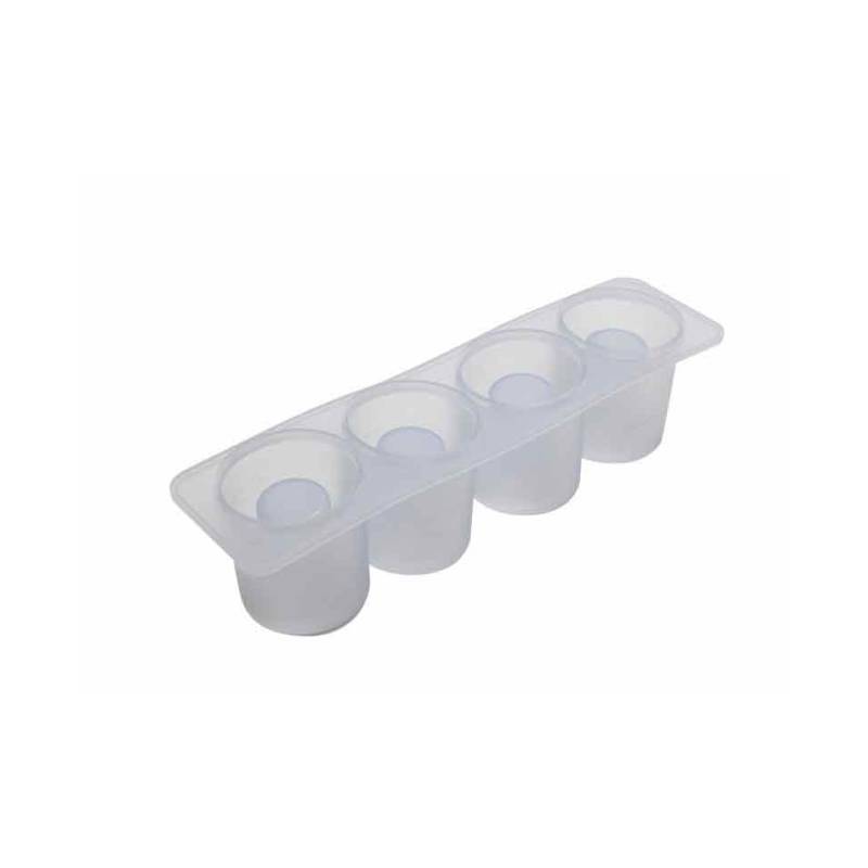 Silicone tumbler ice mold 4 imprints