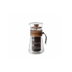 Tisaniera caffè Press in vetro e legno di ulivo cl 40