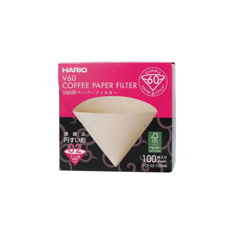 American coffee filters in white paper cl 12