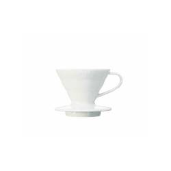 Filtro caffè 1-2 tazze in ceramica bianca
