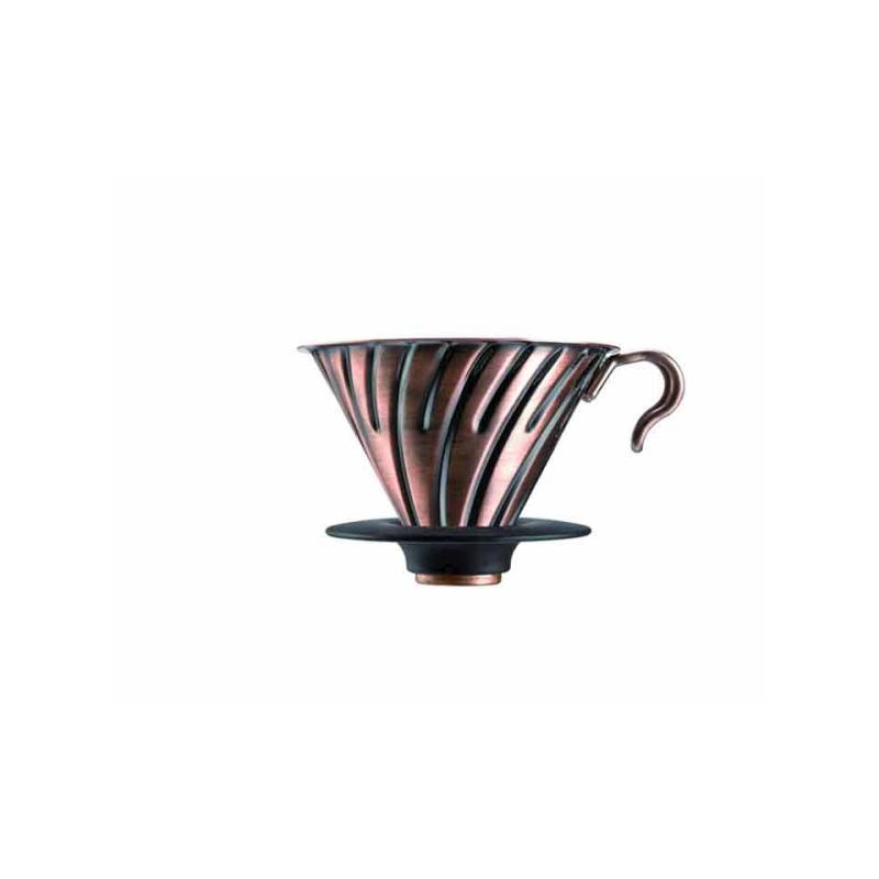 Coppered metal 1-4 cup coffee filter