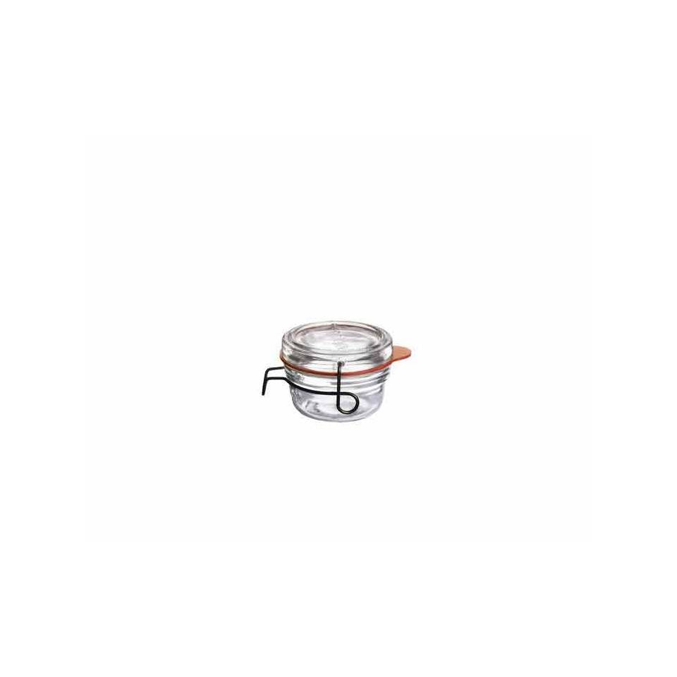 Lock-Eat Luigi Bormioli jar with hook and seal cl 8