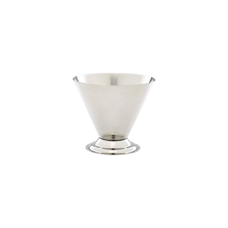 Stainless steel conical snack cup cm 10
