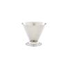 Stainless steel conical snack cup cm 10