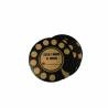 Brown cardboard Number coasters cm 10