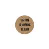 ''Morning Person'' Coasters in Brown Cardboard Cm 10