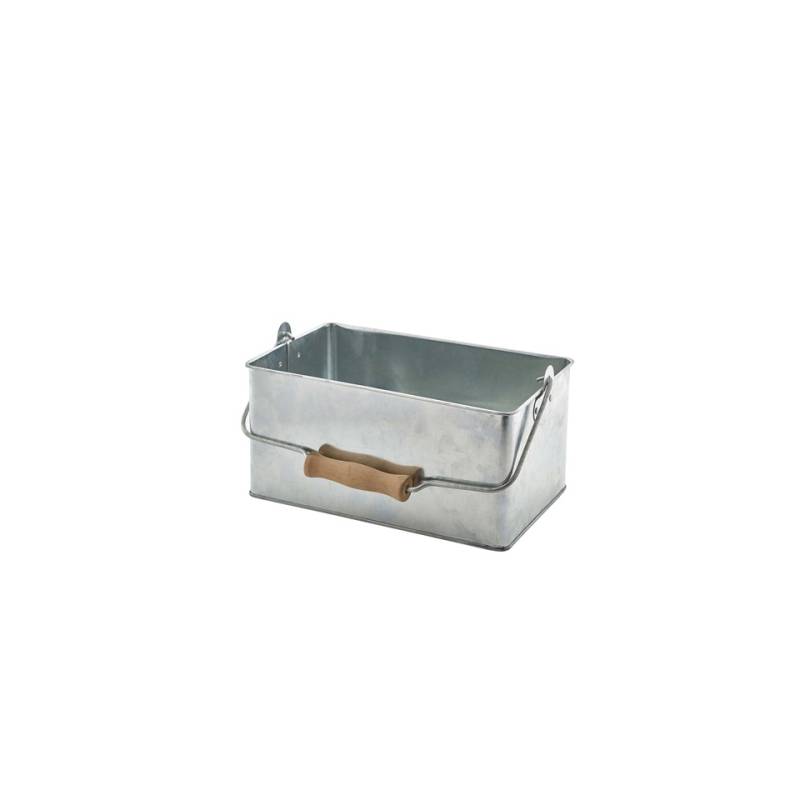 Bread holder with aluminum handle 24.5x15.5 cm