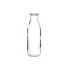 Glass milk bottle with stopper cl 50