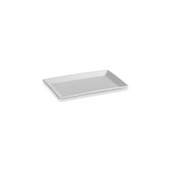 Ming white porcelain rectangular tray 7.87x4.72x0.78 inch