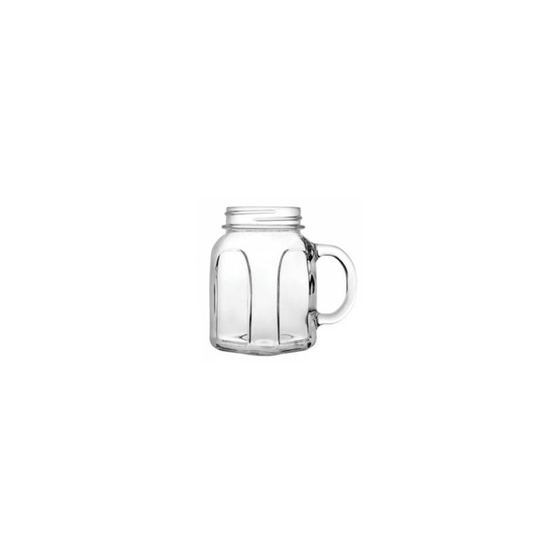 Glass jar with handle cl 45