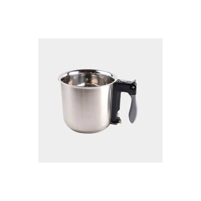 De Buyer stainless steel bain-marie pot a plastic handle cm 16