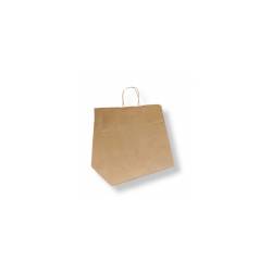 Bags with rope handles in brown paper cm 32x28.5x21