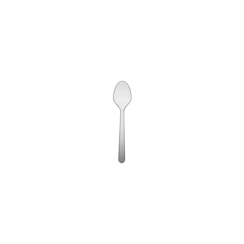 Löffel aus transparentem Polystyrol 10 cm