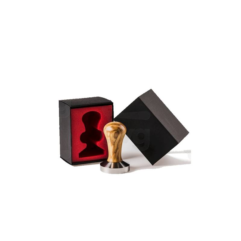Presse à café Class en bois d'olivier 5.8 cm