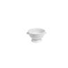 Mini colander 2 handles white porcelain 7x4.5 cm