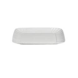 Vintage white porcelain rectangular tray 11.61x8.07 inch