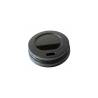Tapa desechable negra con orificio cm 6,5