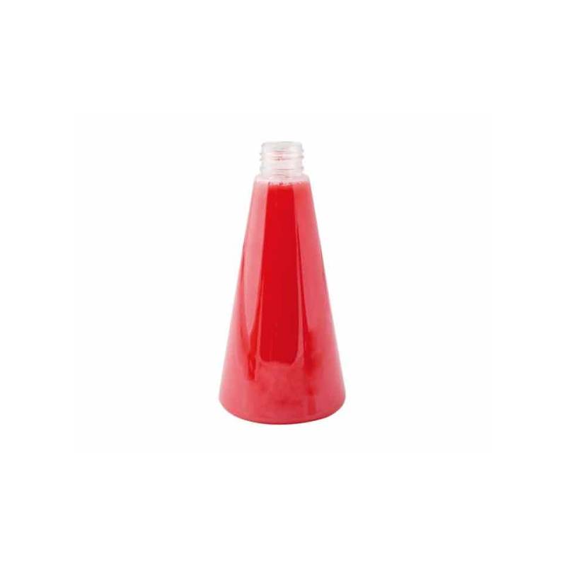 Transparent pet conical bottles ml 250