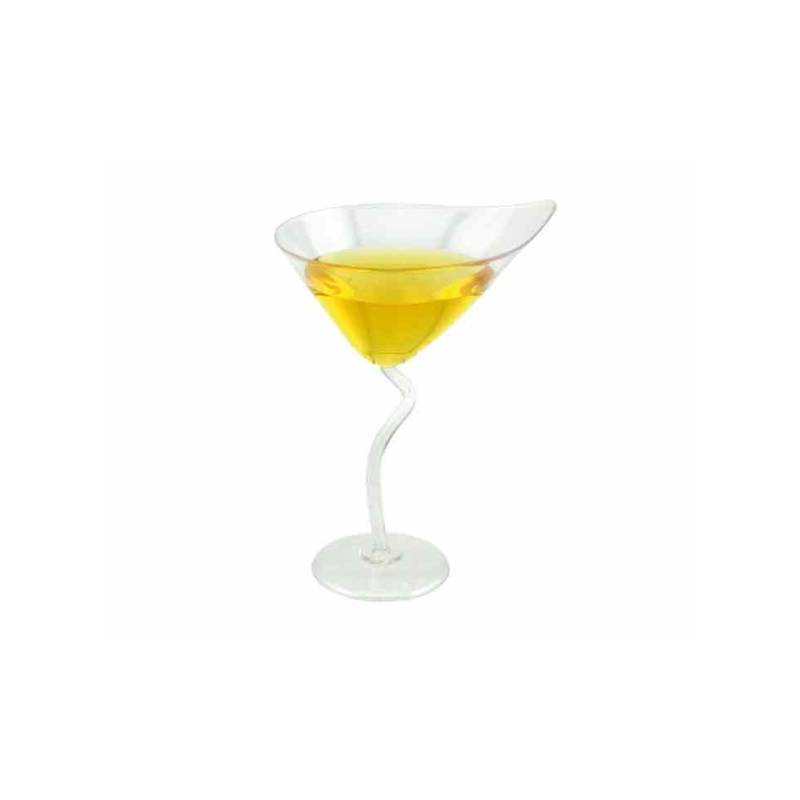 Coppe Martini in plastica trasparente cl 9