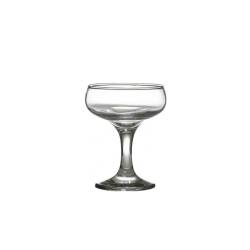 Coppa Champagne Saucer in vetro trasparente cl 15,5