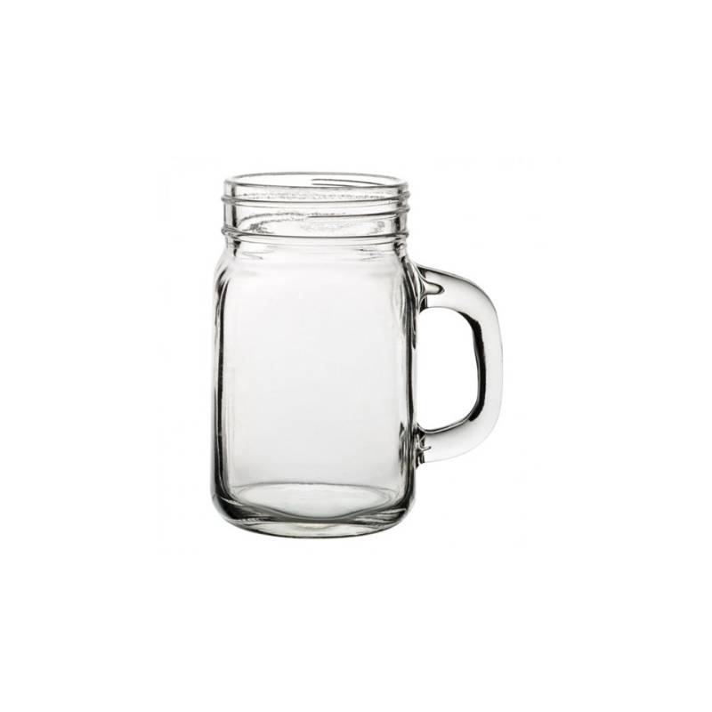 Bicchiere barattolo Tennesse in vetro cl 43
