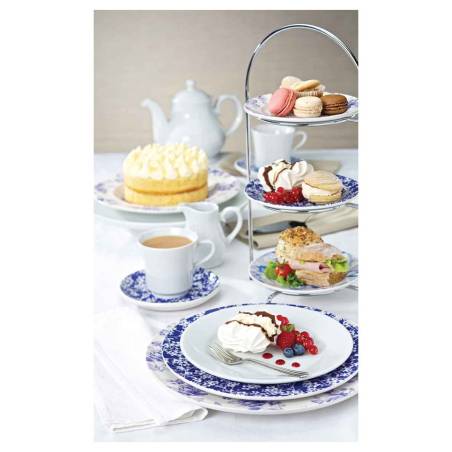 Support d'assiettes en acier inoxydable 39x19 cm