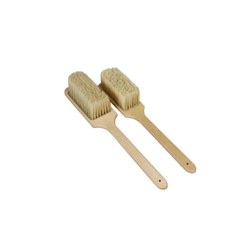 Wood and natural horsehair bread brush 24 cm