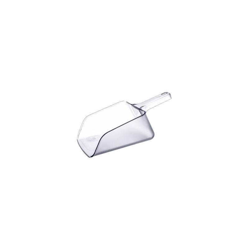Transparent polycarbonate ice scoop oz 32