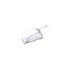 Transparent polycarbonate ice scoop oz 32