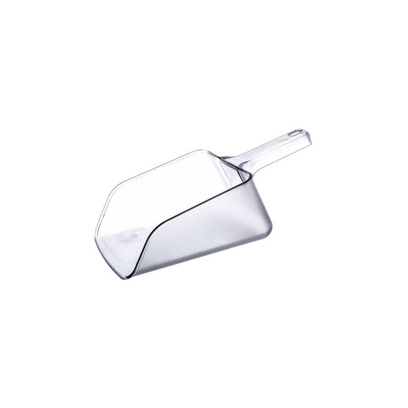 Transparent polycarbonate ice scoop oz 64
