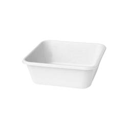 Duni white pulp square container cl 90