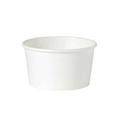 Duni disposable soup bowl in white cardboard cl 40