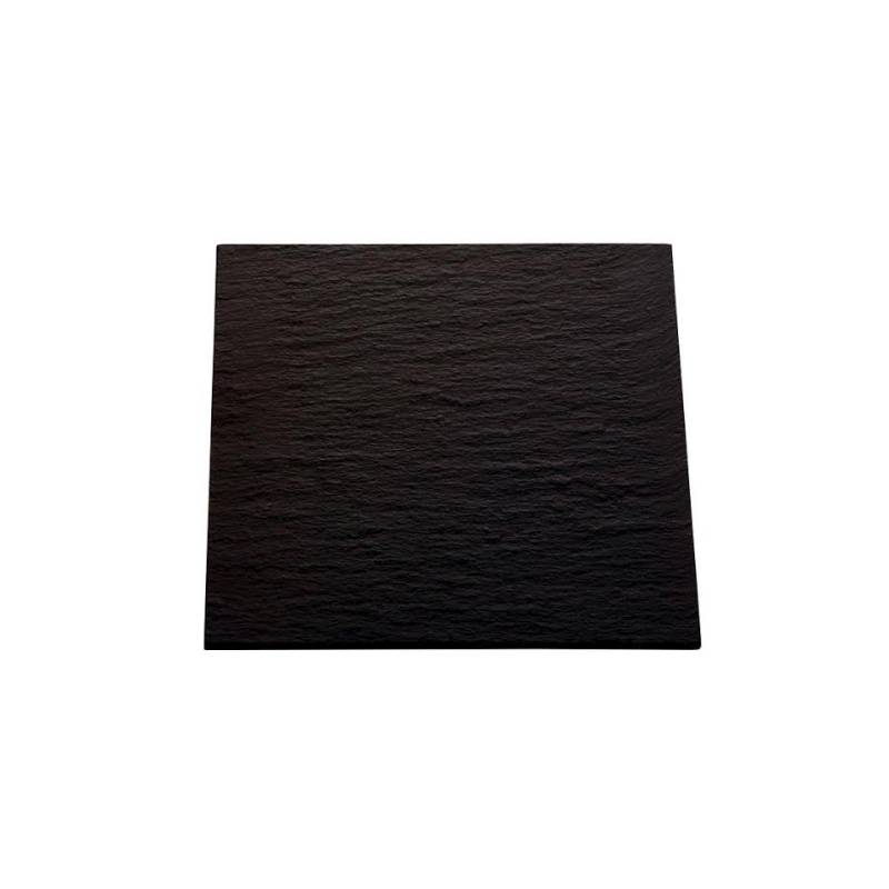 Vassoio Africa in ardesia nero cm 31x31x0,6