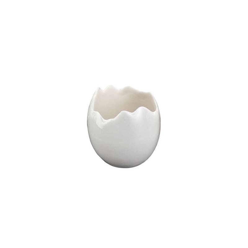 Coppetta uovo 100% Chef in porcellana bianca cl 5