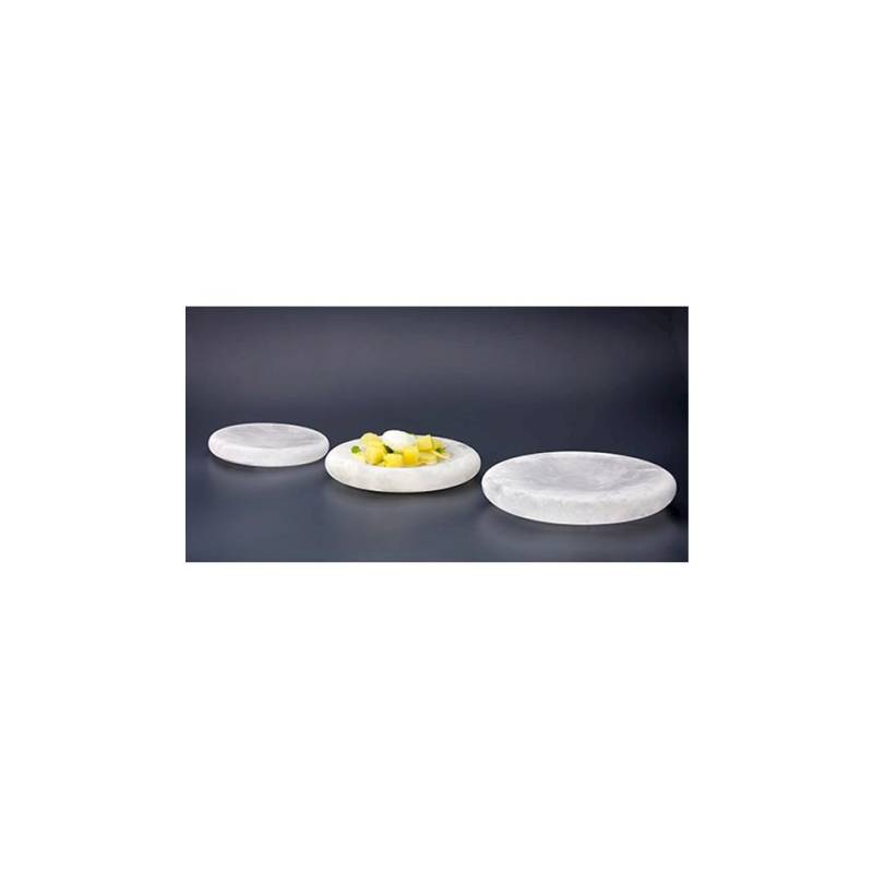Ice Age 100% Chef thermal plate in frosted glass cm 20