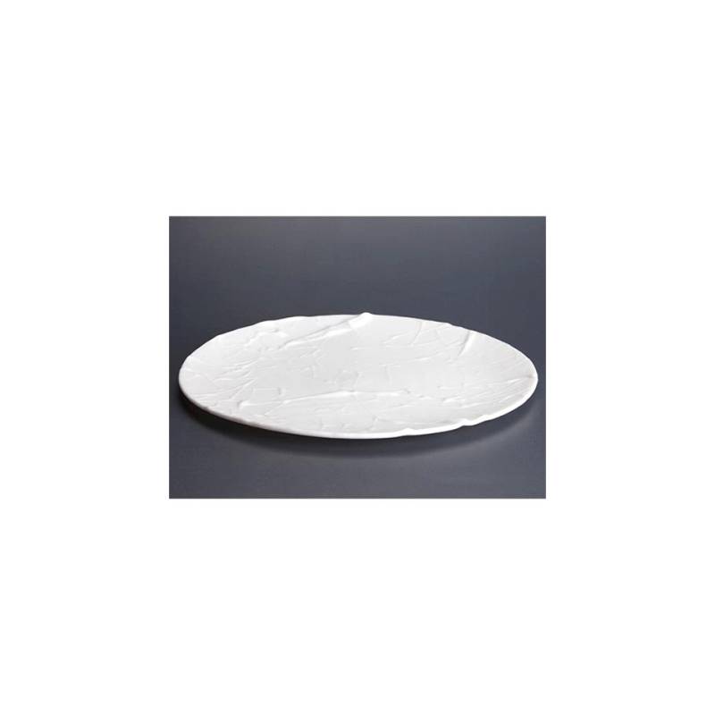100% Chef white glass plate cm 27