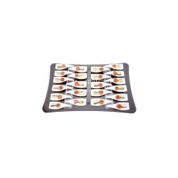 Gastro 100% Chef black plexiglass tray cm 53x32.5