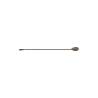 Black stainless steel teardrop bar spoon cm 35