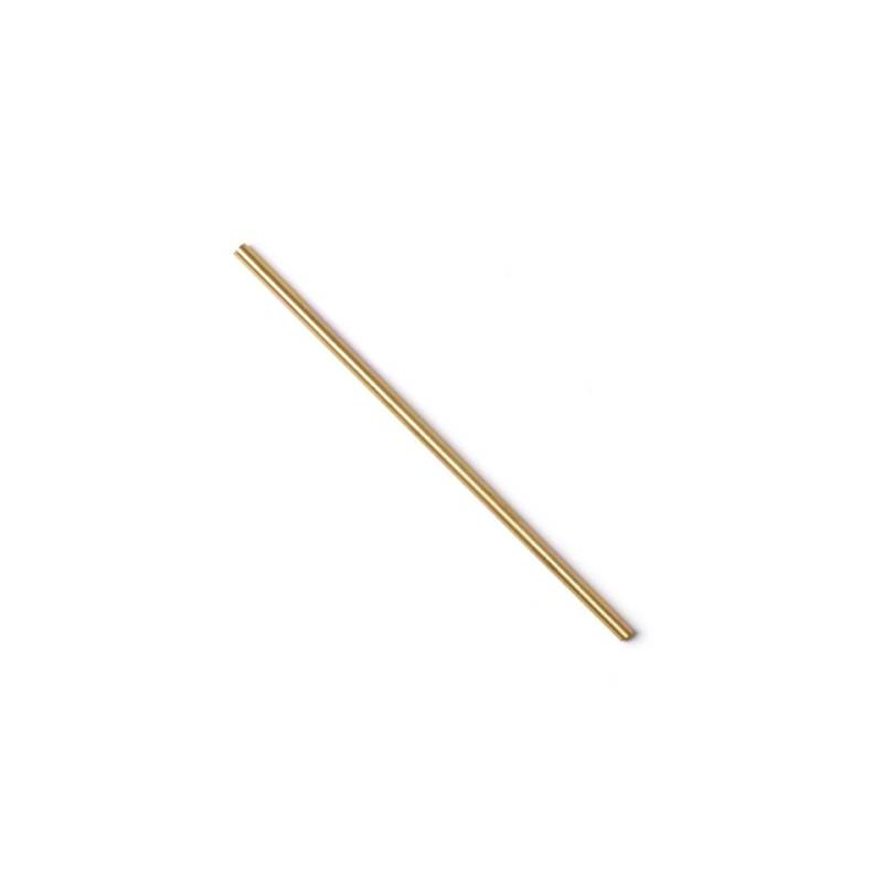 Pailles en acier doré 25 cm