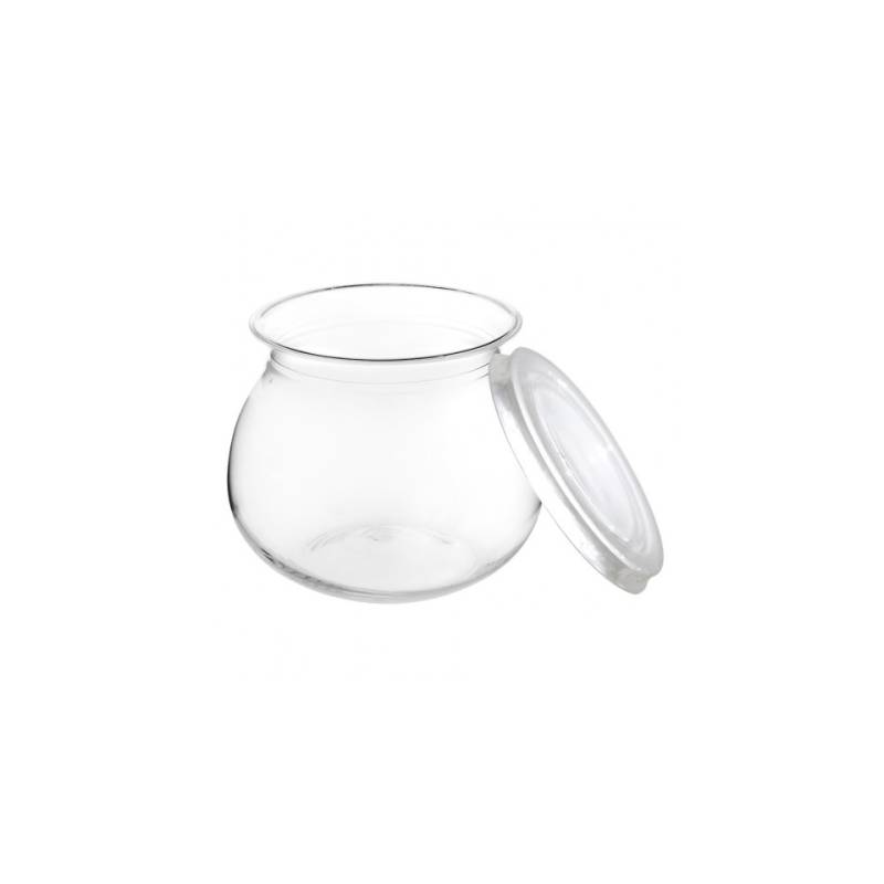 Récipients avec couvercle en polypropylène transparent cl 17