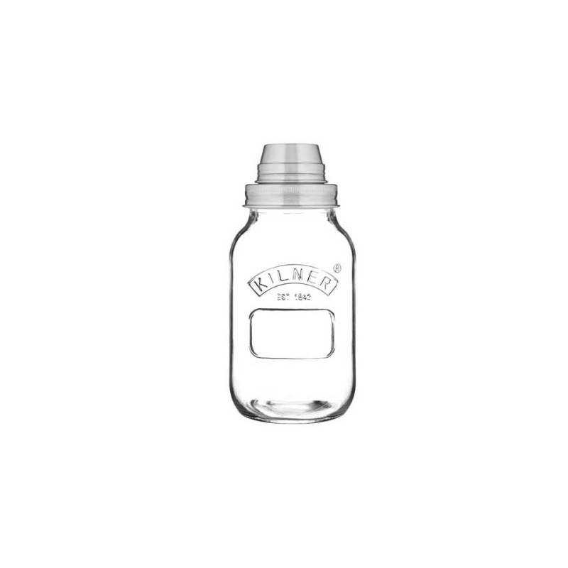 Shaker country Kilner in vetro e acciaio lt 1