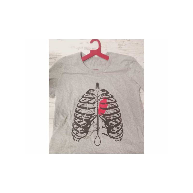 Camiseta Made of Bartending de algodón gris XL