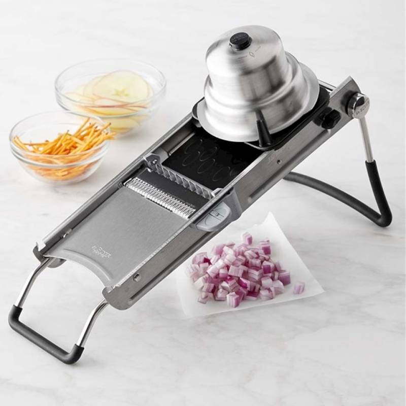 De Buyer Revolution mandoline with finger guard