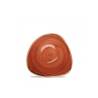 Coppetta triangolare Stonecast Churchill in ceramica vetrificata arancione cm 15,3