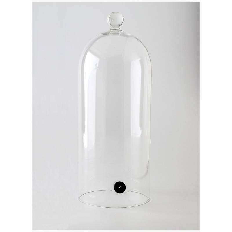 Cocktail bell with valve 100% Chef glass 30x12 cm