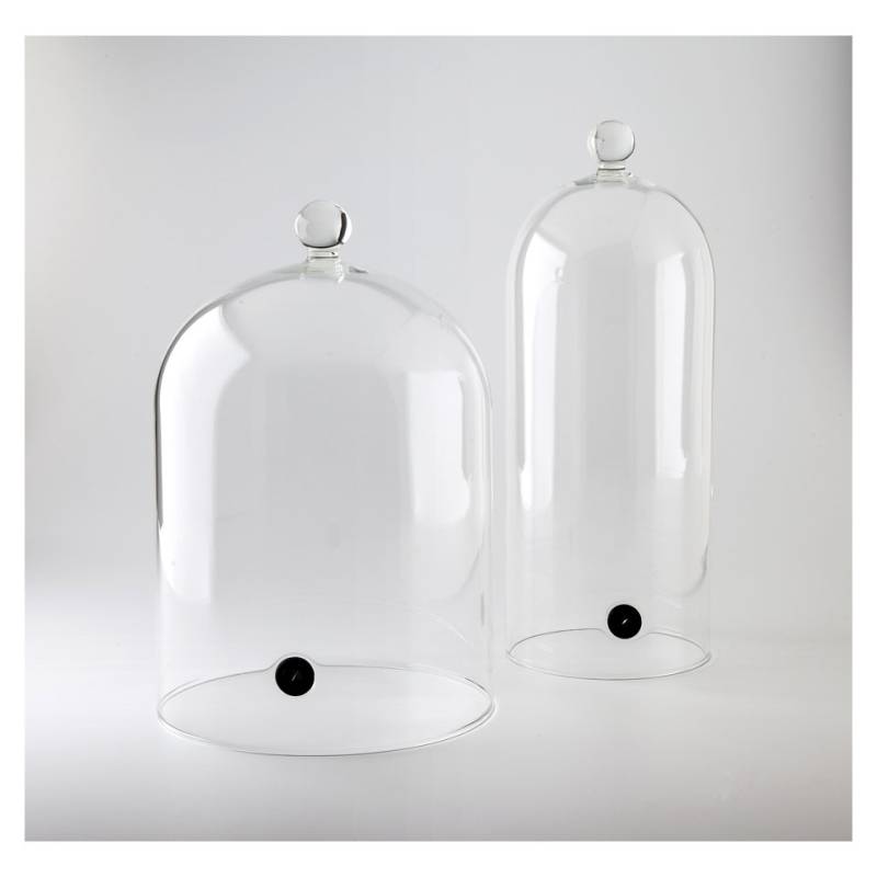 Cocktail bell with valve 100% Chef glass 30x12 cm