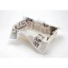 Double bottom 100% Chef wooden containers cm 21x13x6
