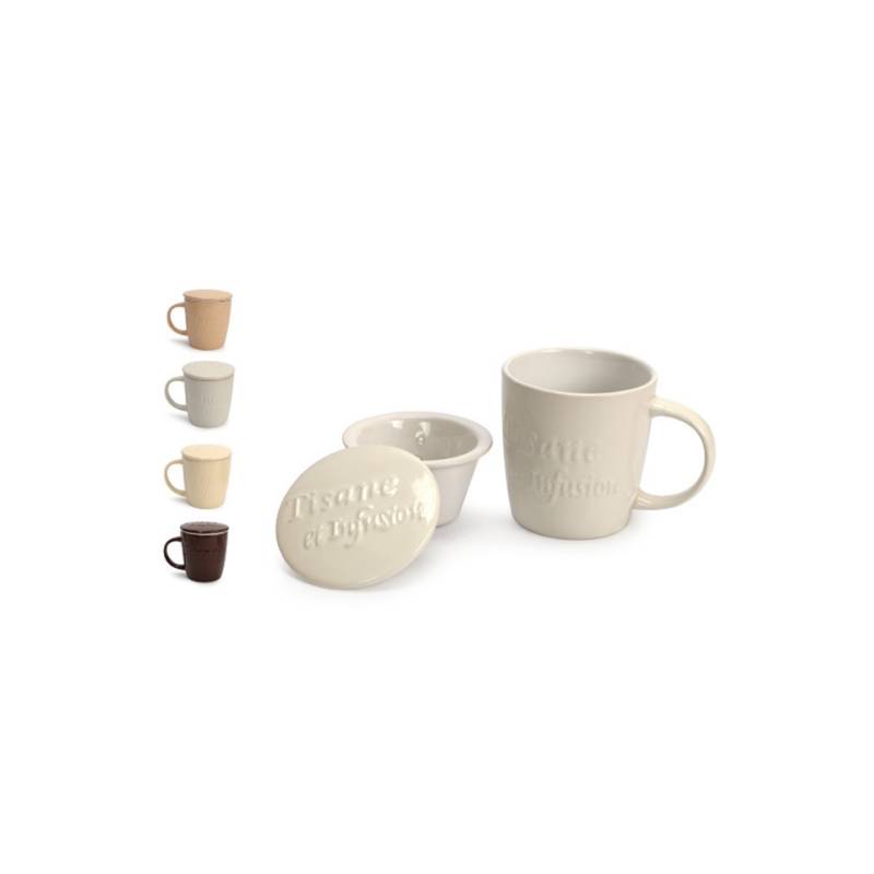 Tetera dulce con filtro de porcelana colores surtidos